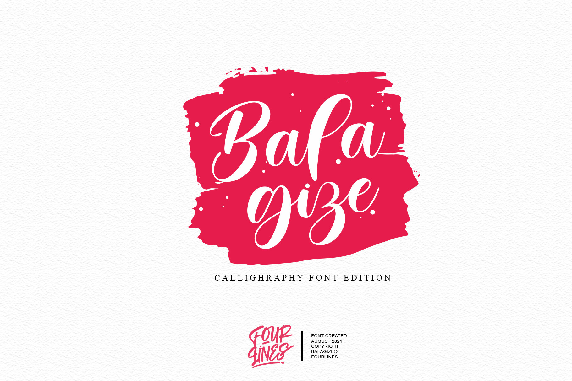 Preview and download Balagize font
