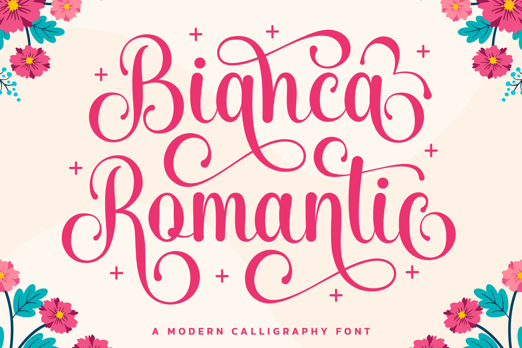 Preview and download Bianca Romantic font