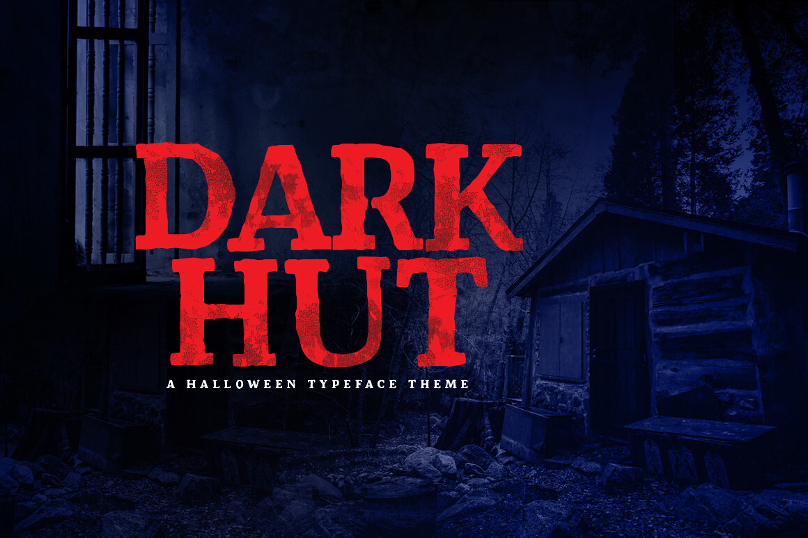 Preview and download Dark Hut font