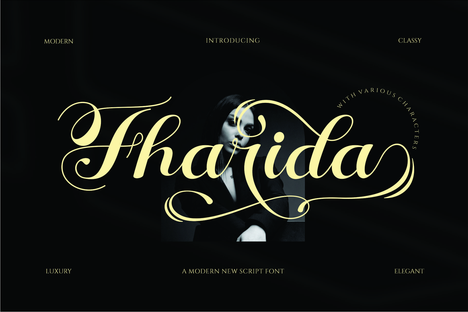 Preview and download Fharida font