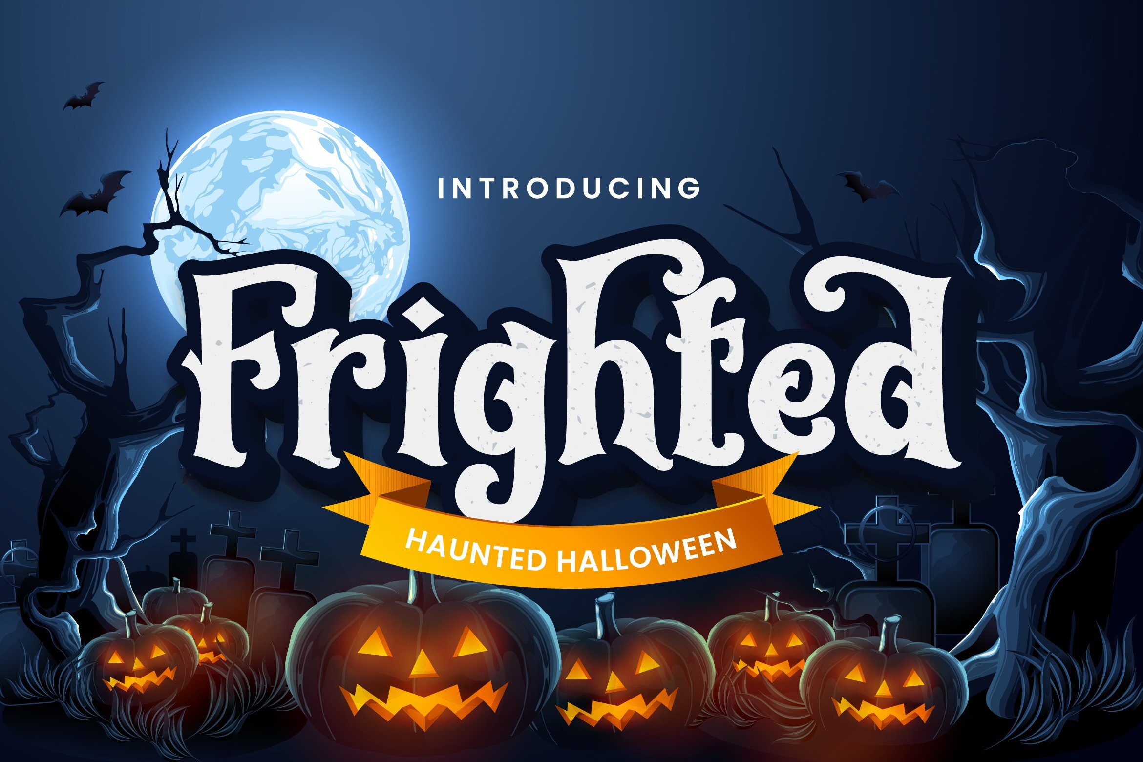 Preview and download Frighted font