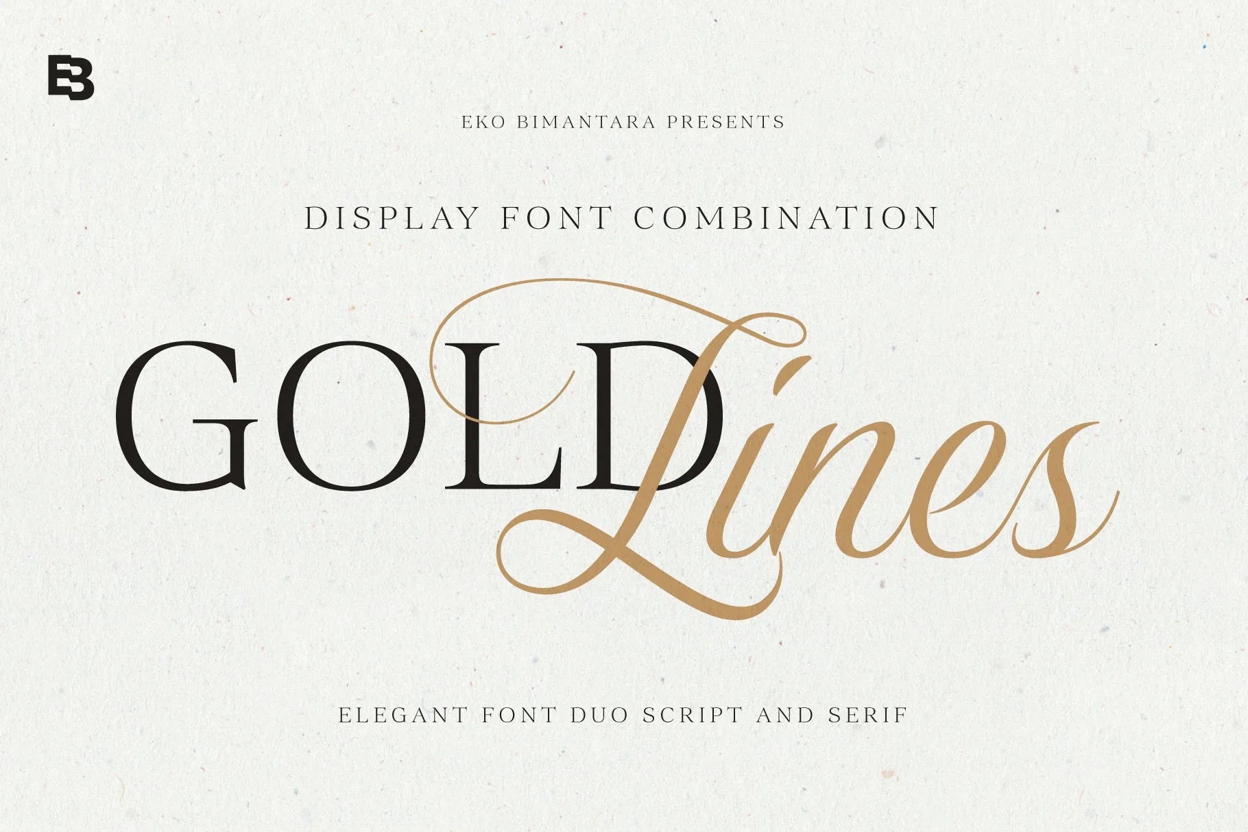 Preview and download Gold Lines font