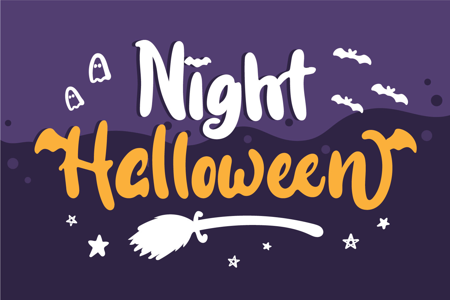 Preview and download Night Halloween font