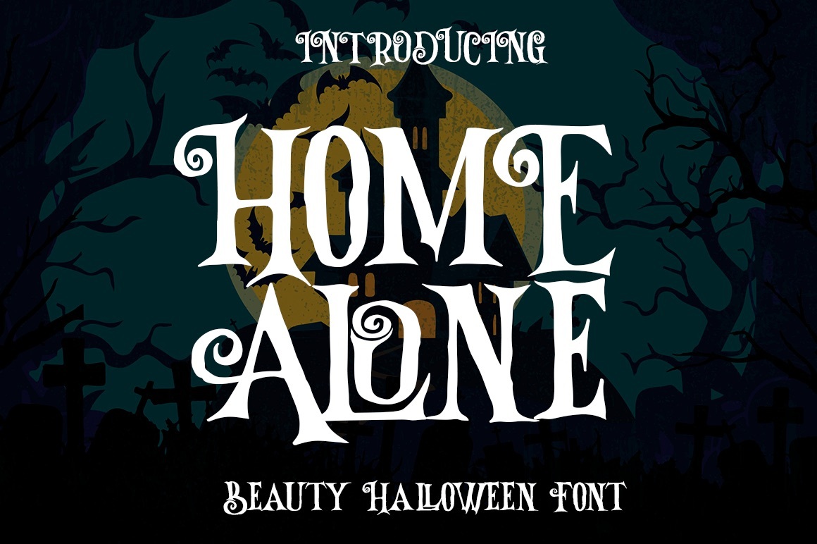 Preview and download Home Alone font