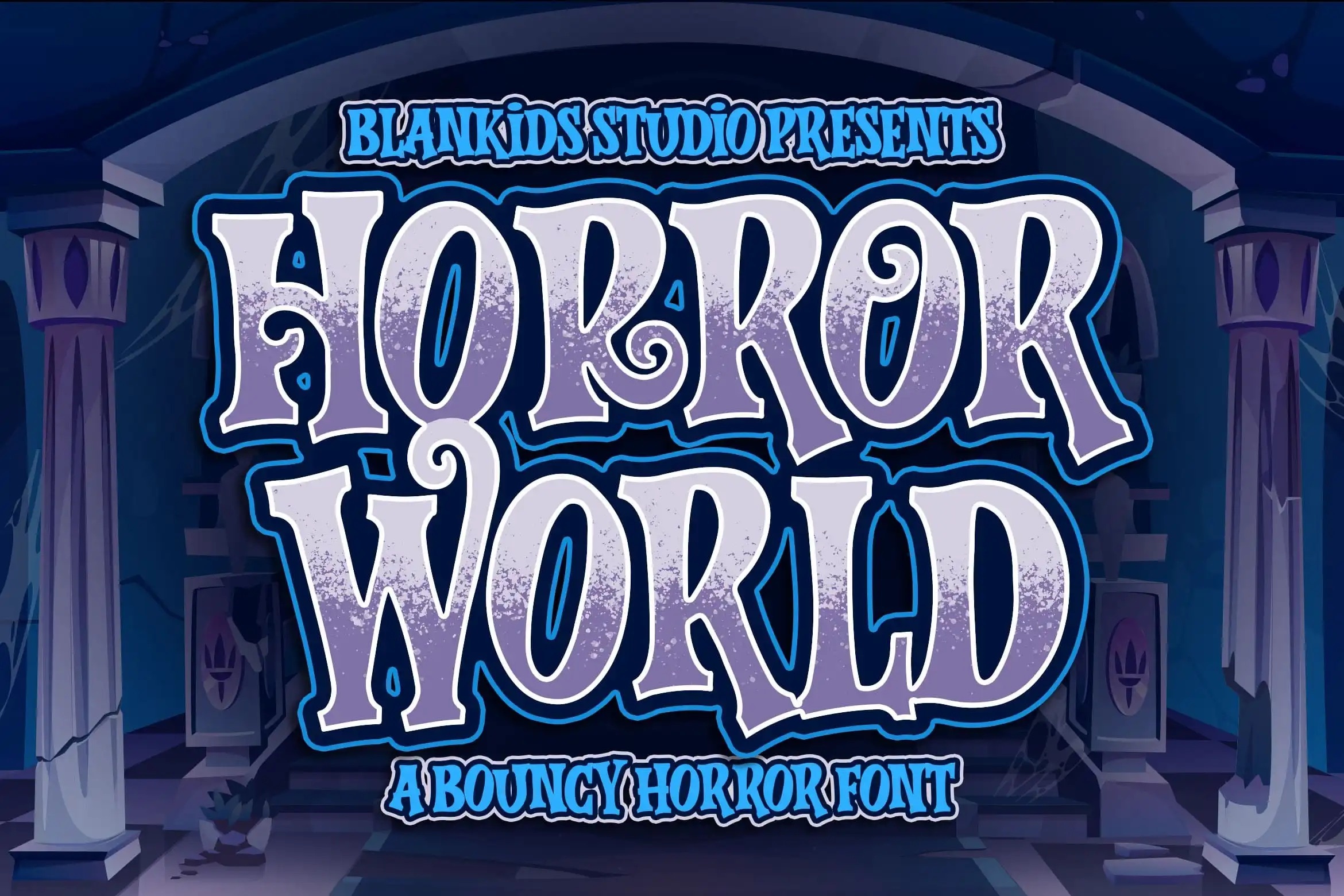 Preview and download Horror World font