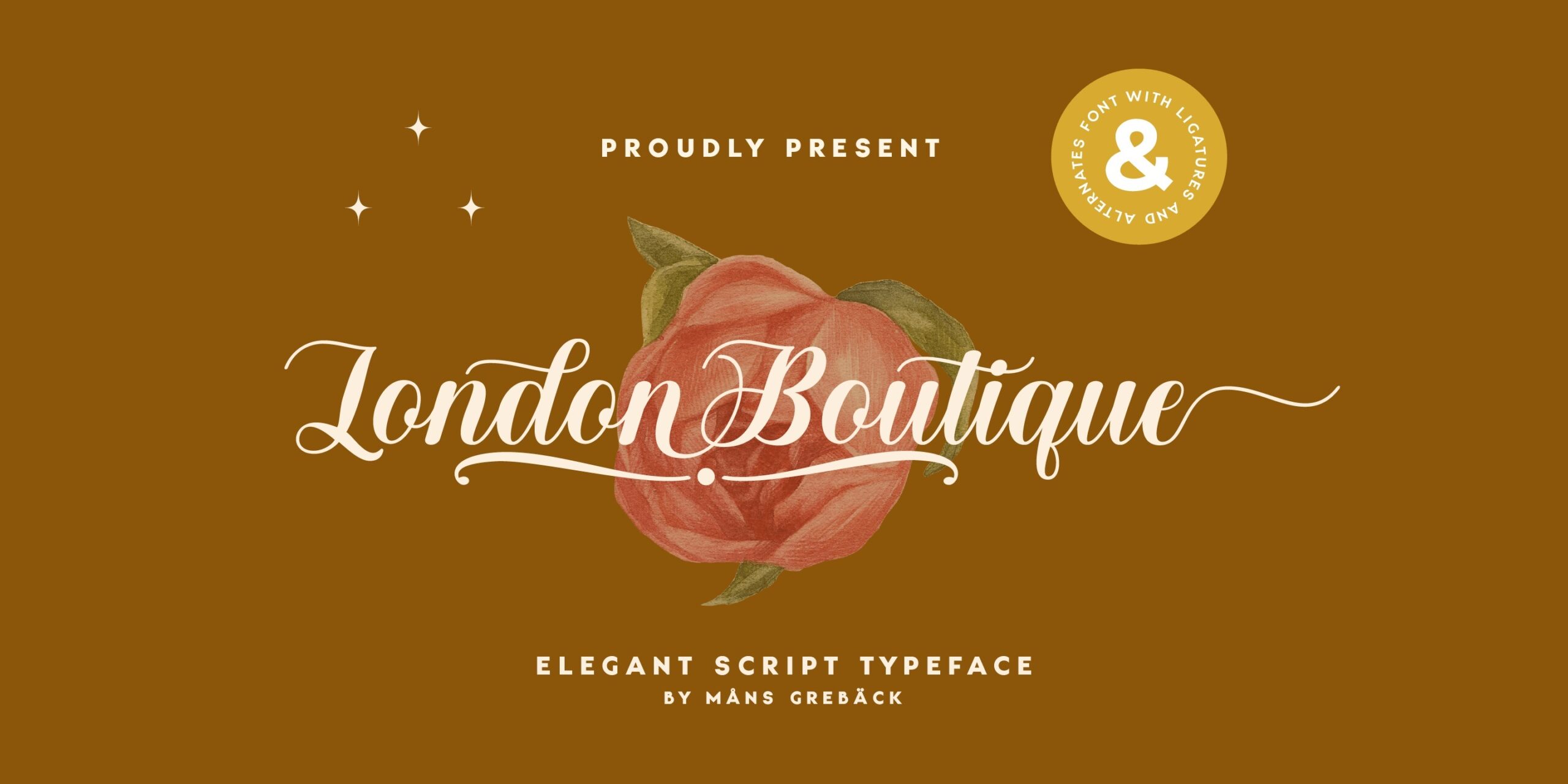 Preview and download London Boutique font