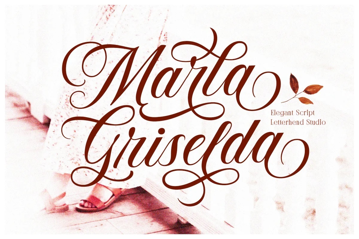 Preview and download Marla Griselda font