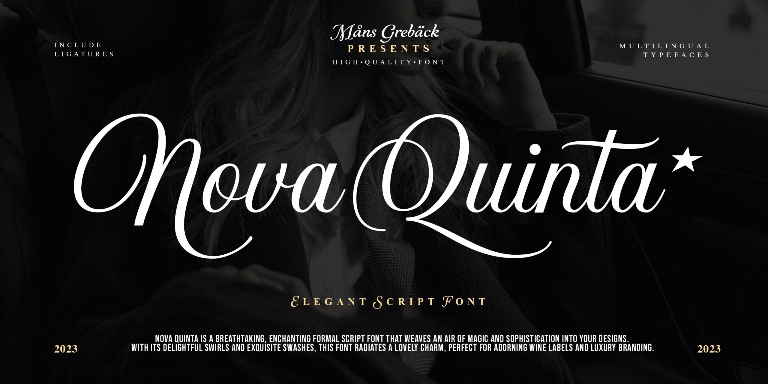 Preview and download Nova Quinta font