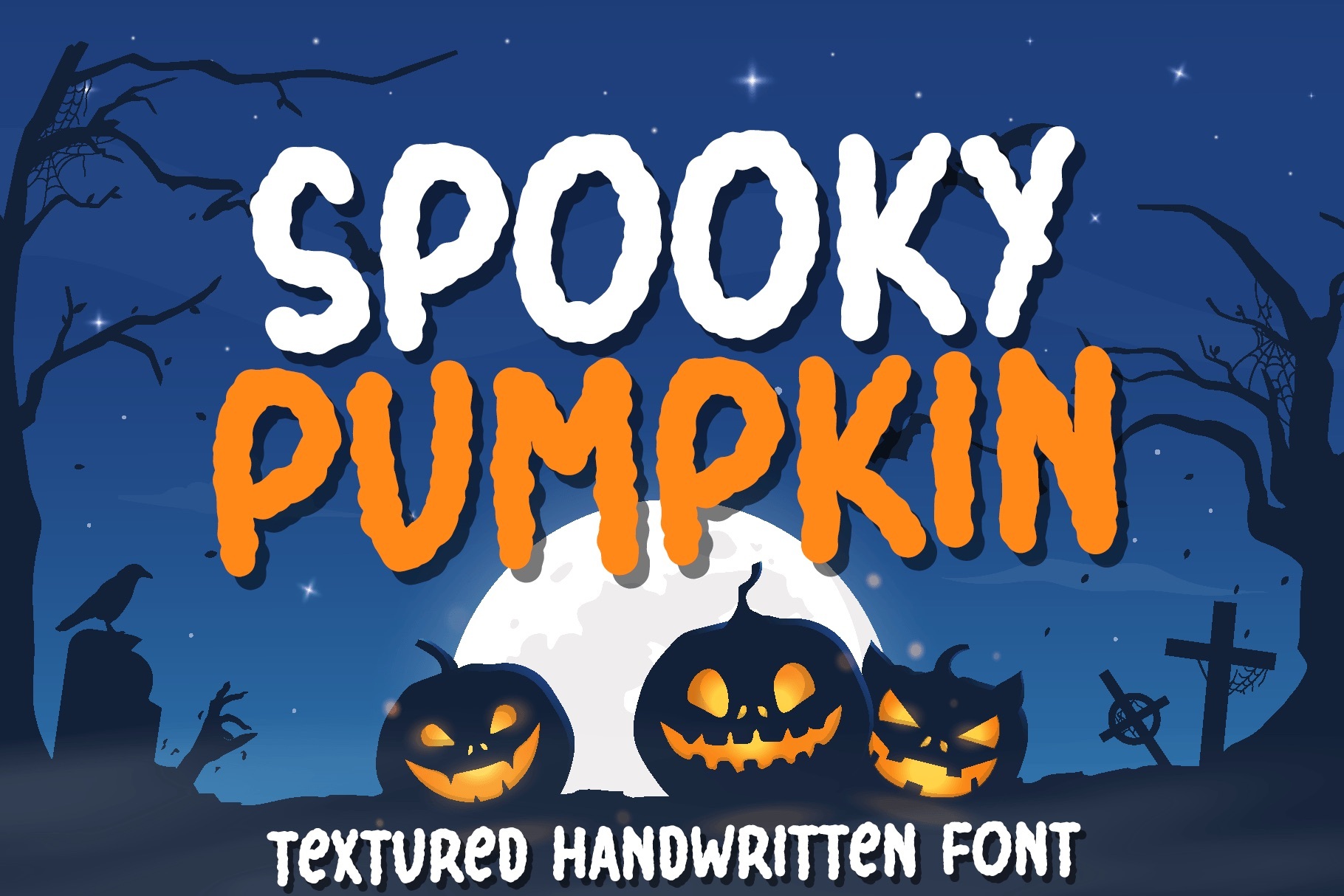 Preview and download Spooky Pumpkin font