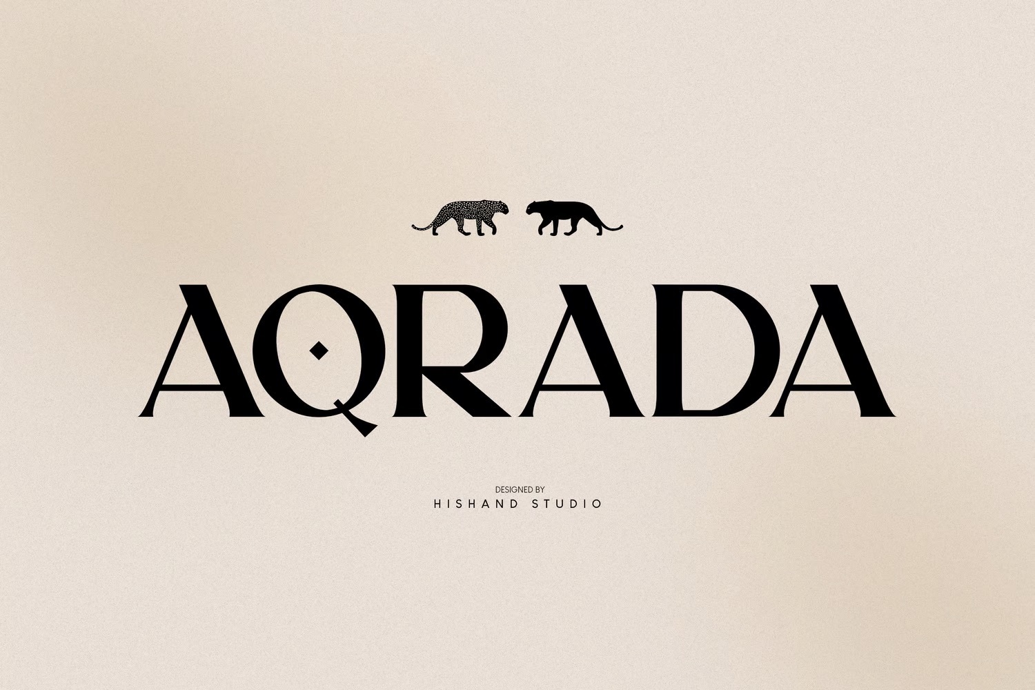 Preview and download Aqrada font