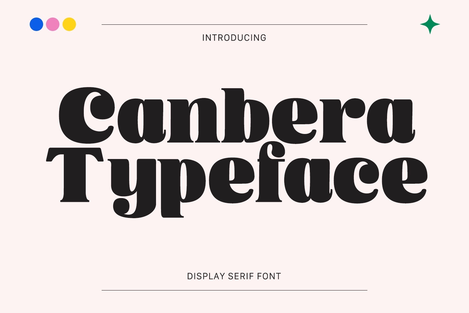 Preview and download Canbera font