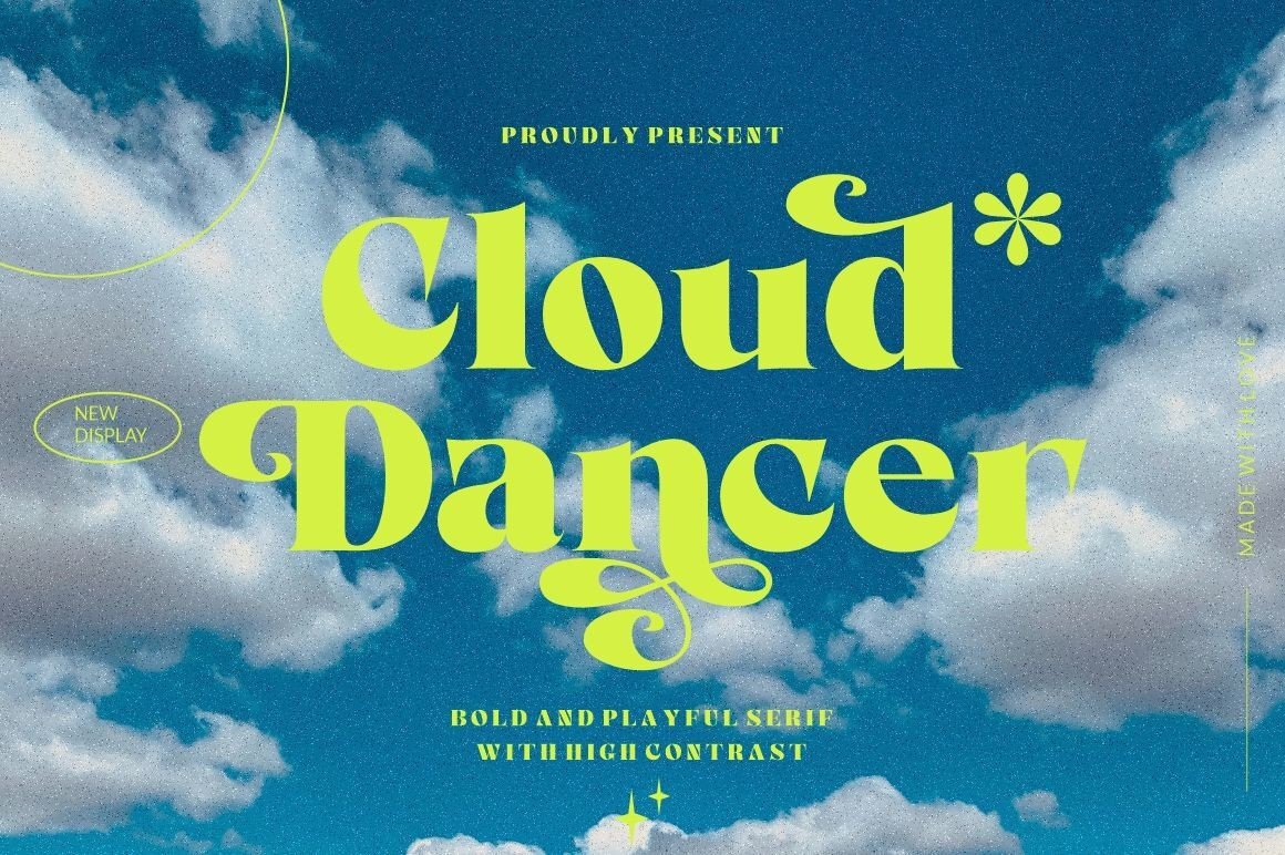 Preview and download Cloud Dancer font