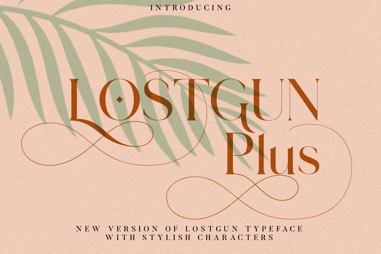 Preview and download Lostgun Plus font