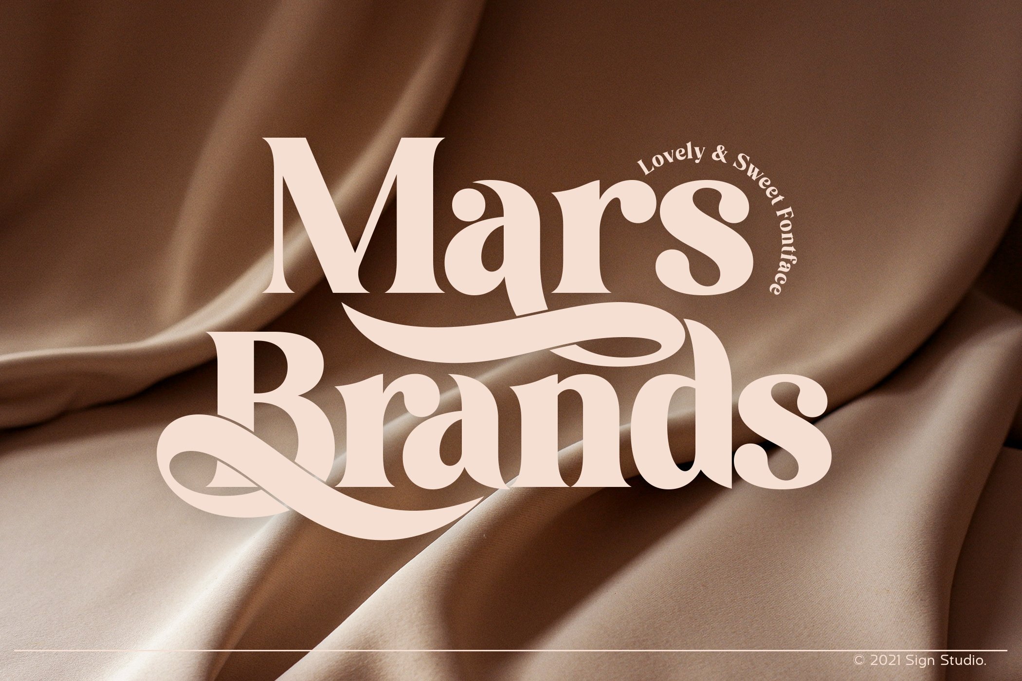 Preview and download Mars Brands font