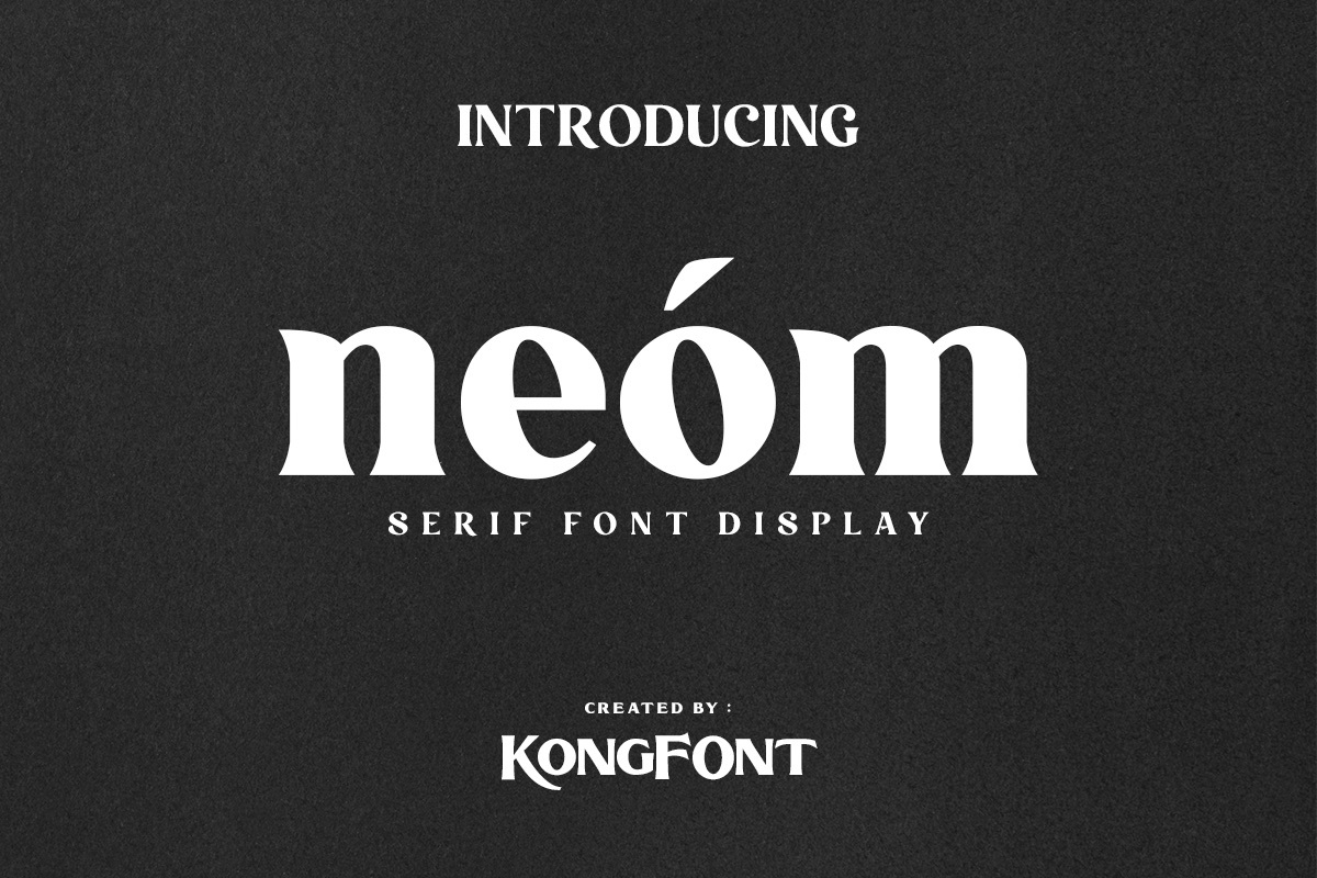 Preview and download Neom font