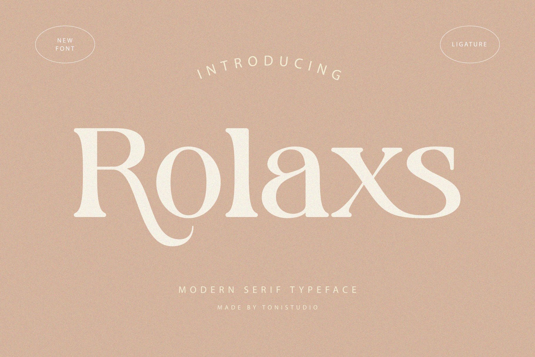 Preview and download Rolaxs font