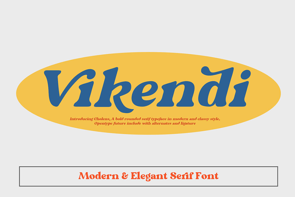 Preview and download Vikendi font